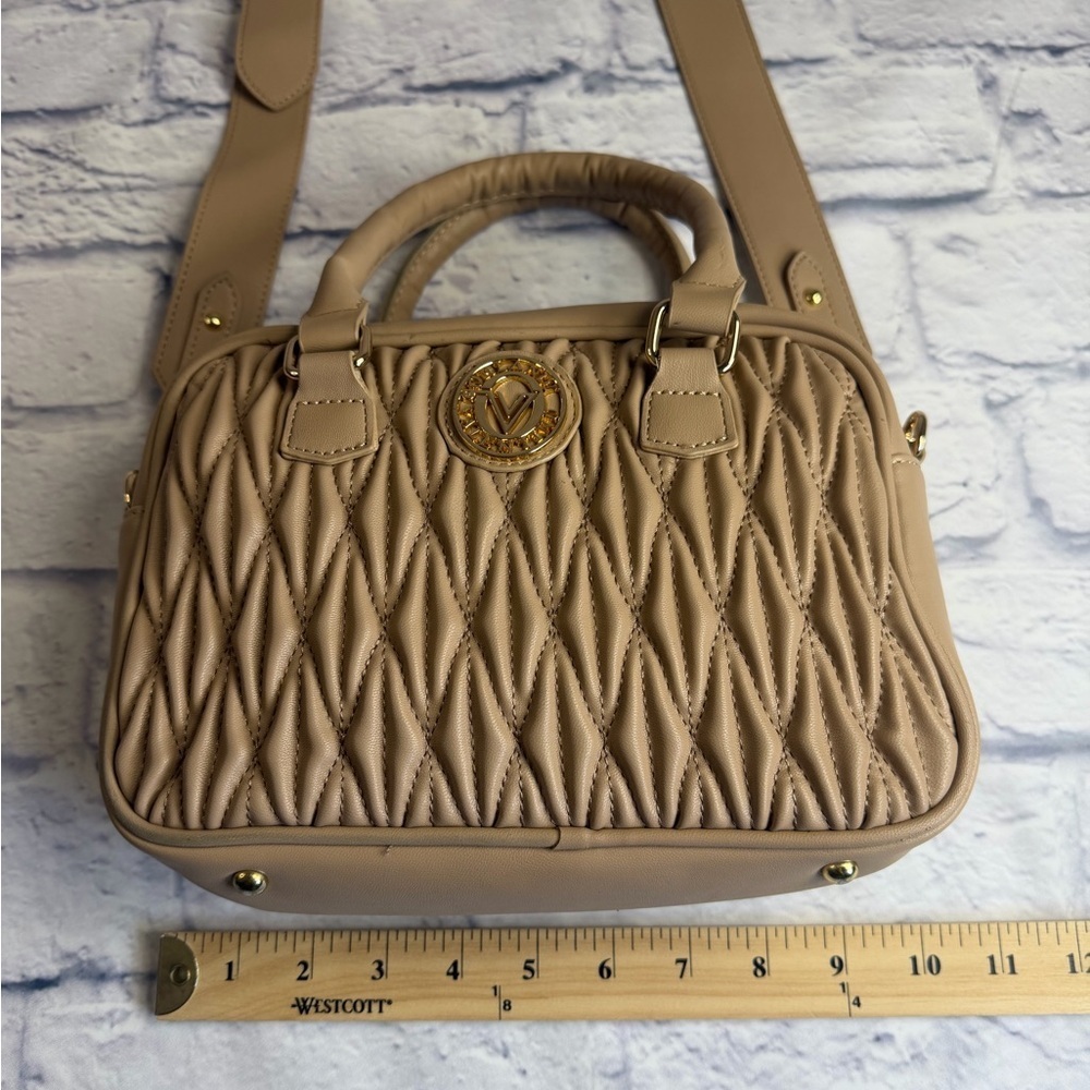 Valentino Orlandi Beige Quilted Crossbody Bag - Picture 10 of 15